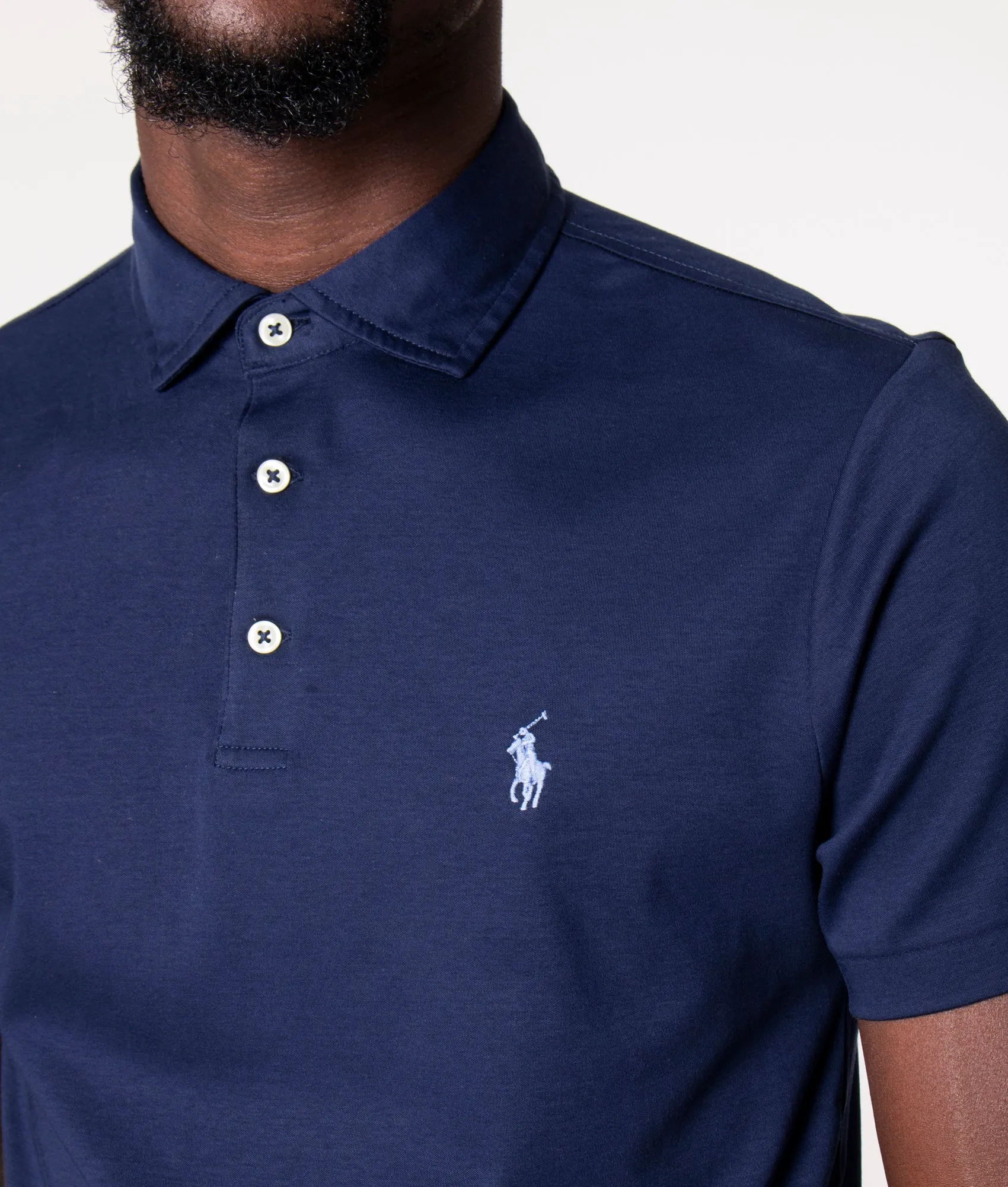 Slim Fit Interlock Polo Shirt