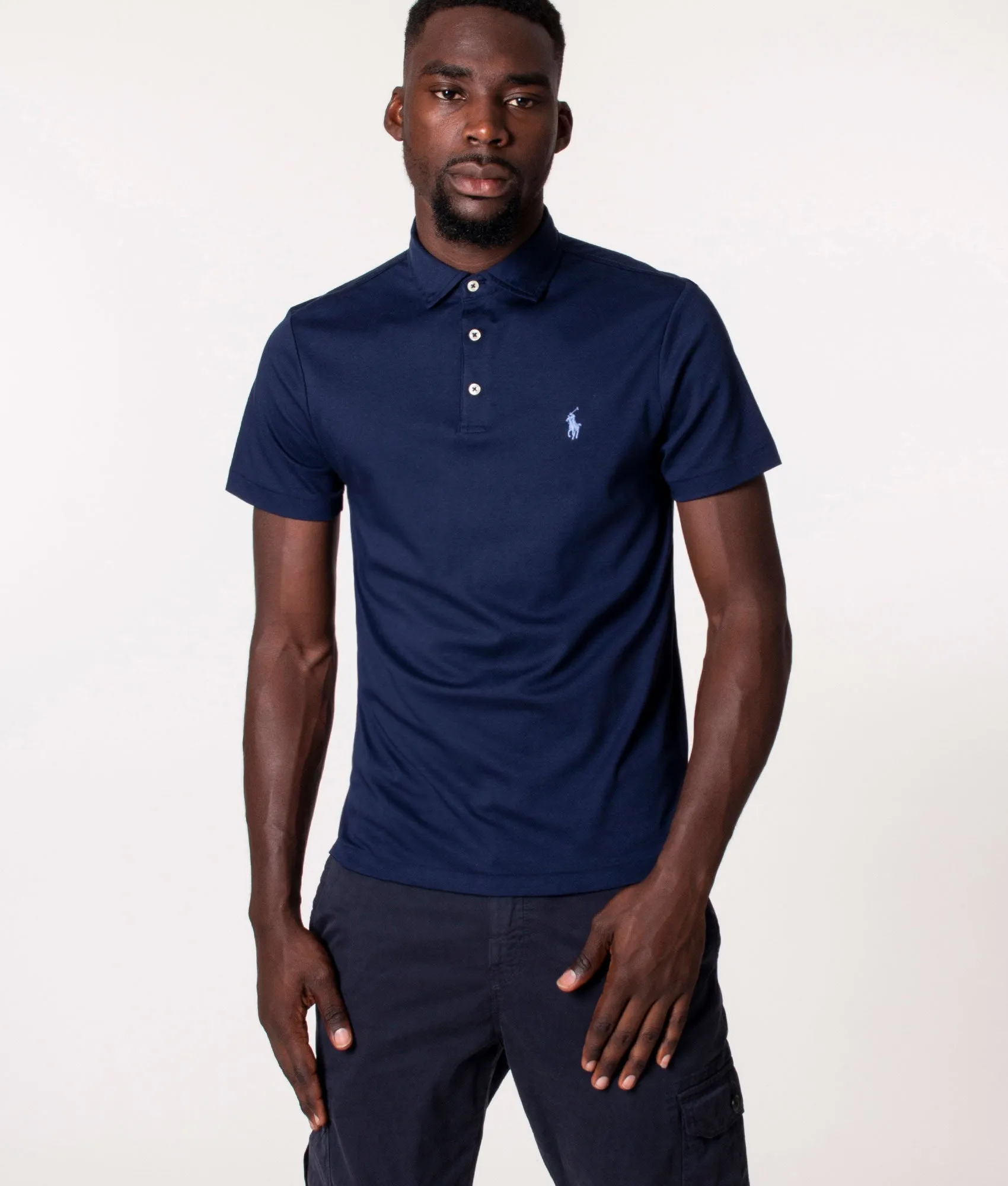 Slim Fit Interlock Polo Shirt