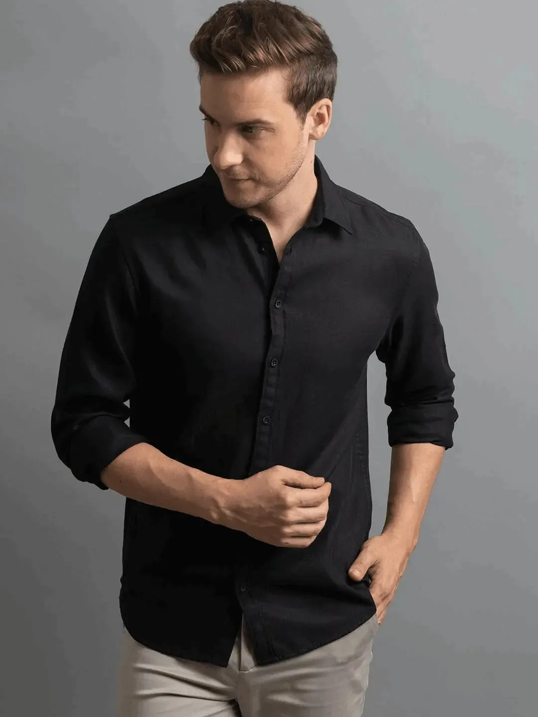 Slim Fit Twill Shirt