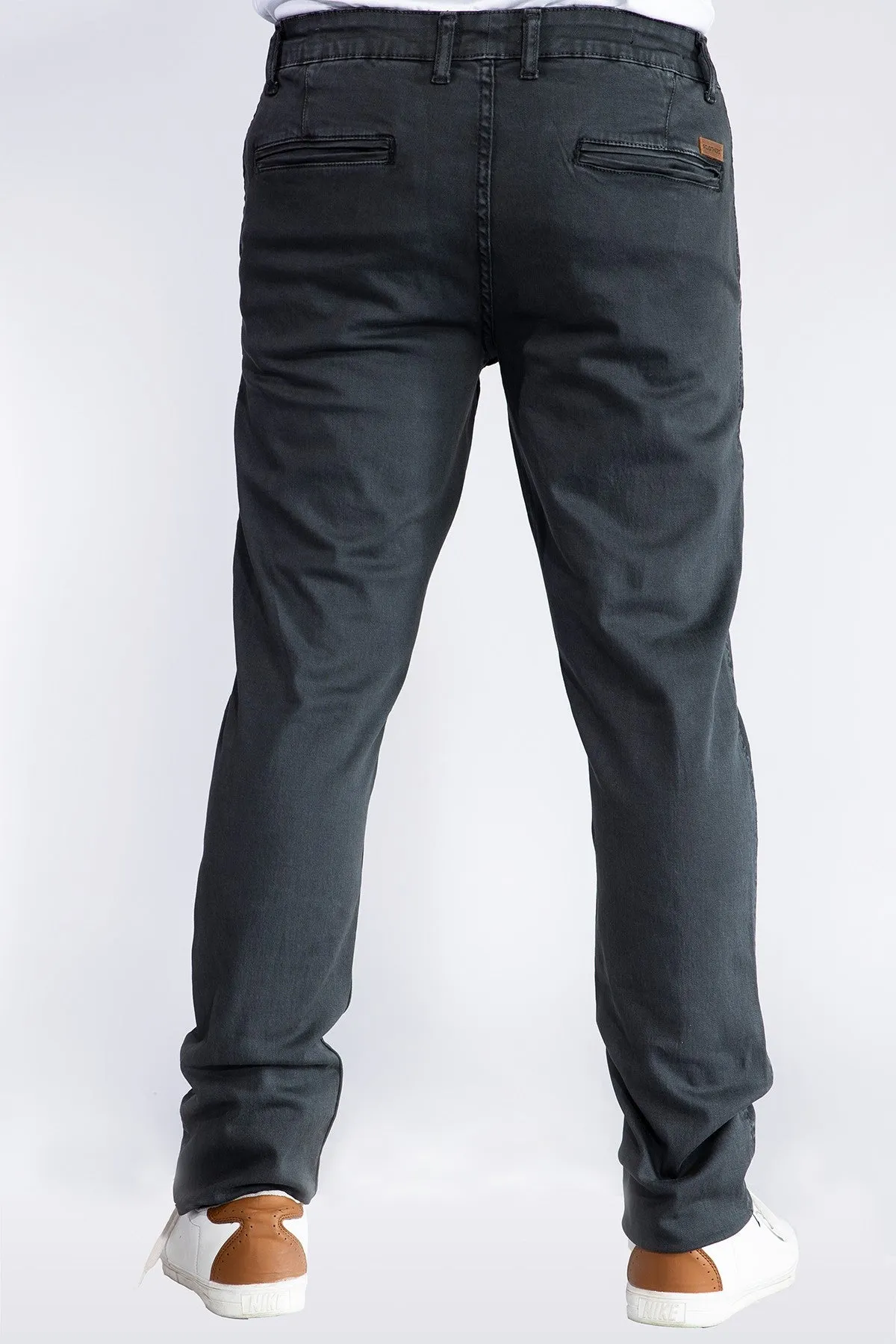 Slim Fit Vulcan Grey Chinos - W21 - MC0005R