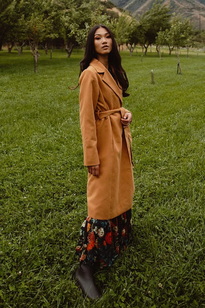 Sloane Coat in Camel - FINAL SALE