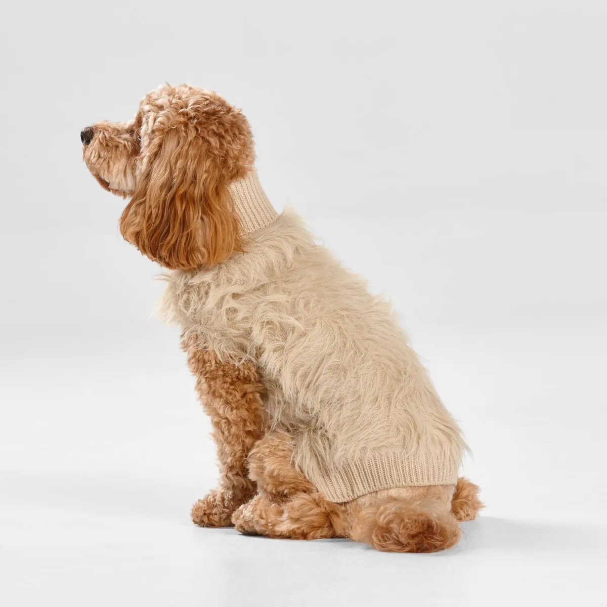 Soft Fur Knit Dog Jumper