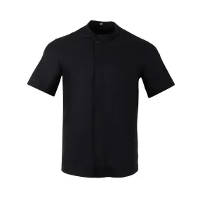 Southside Harlem Short Sleeve Chef Jacket Black Size S