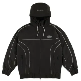 SOUVENIR INSULATED TRACK JACKET VINTAGE BLACK