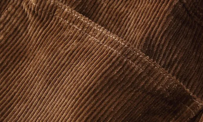 Straight Leg Corduroy Trousers