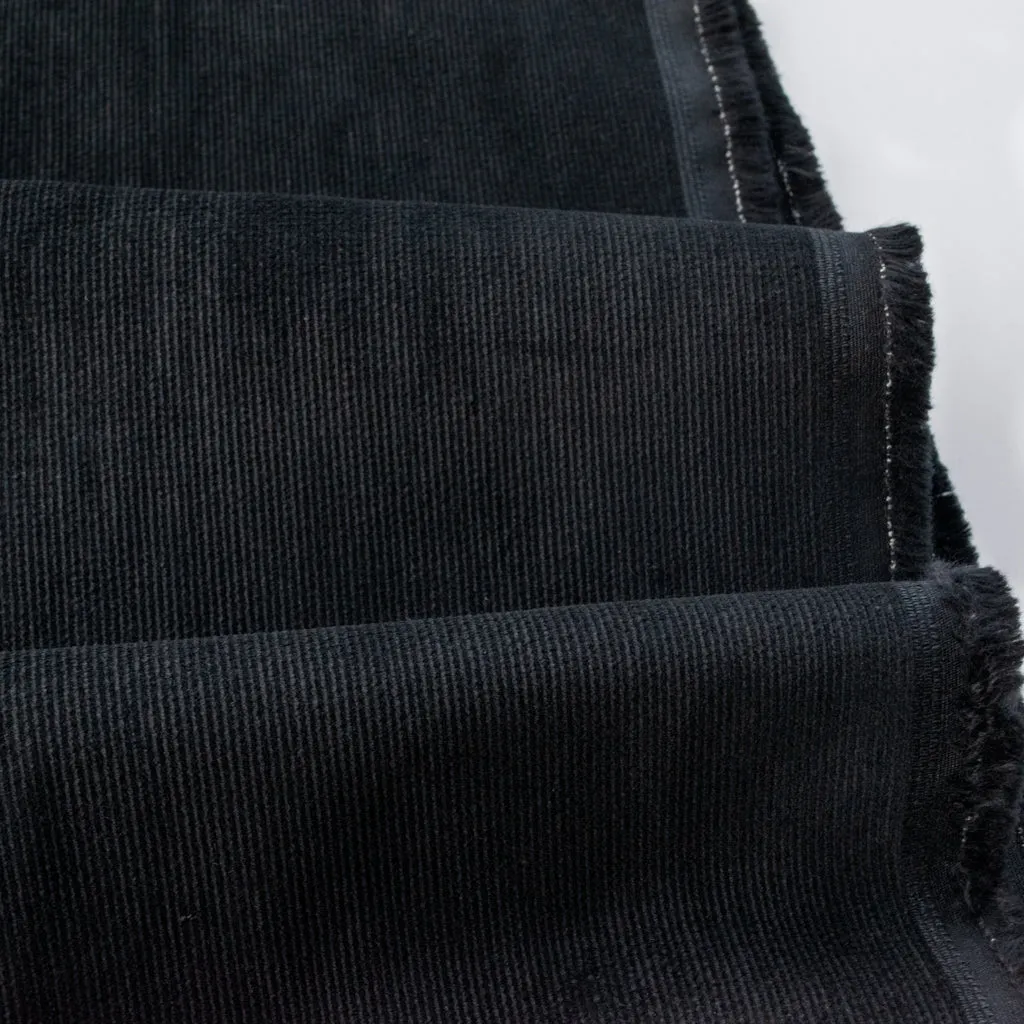 Stretch Pinwale Corduroy - Black