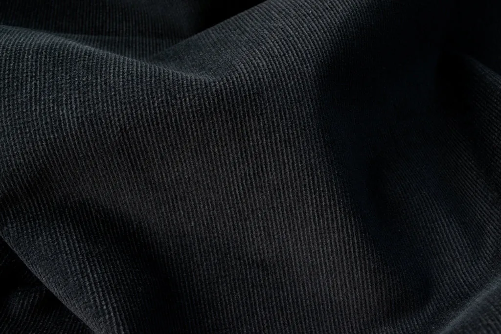 Stretch Pinwale Corduroy - Black