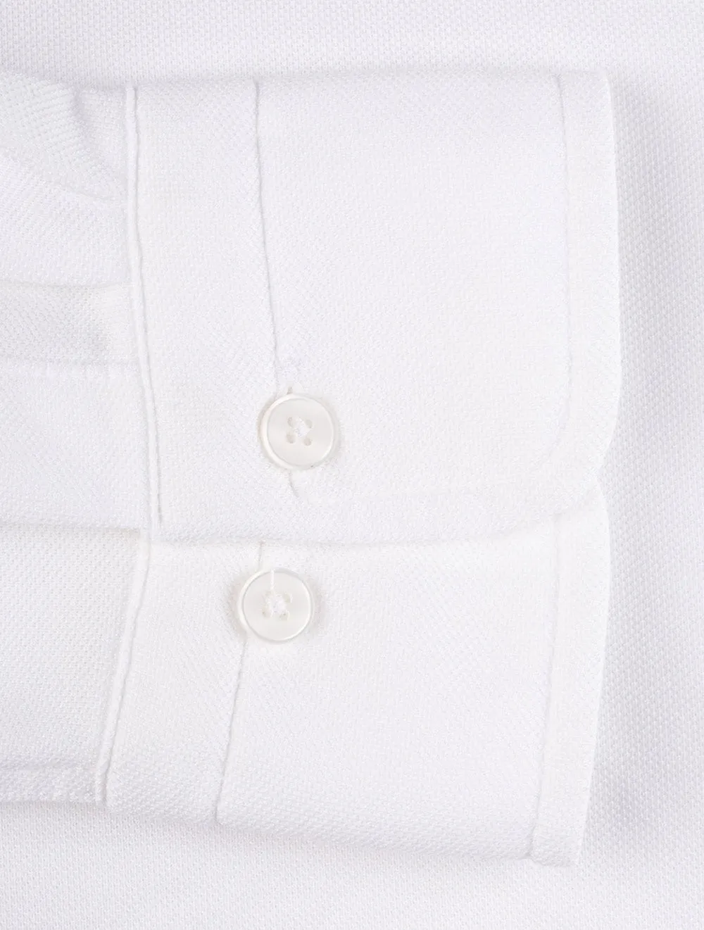 Tech Prep Regular Pique Button-down White