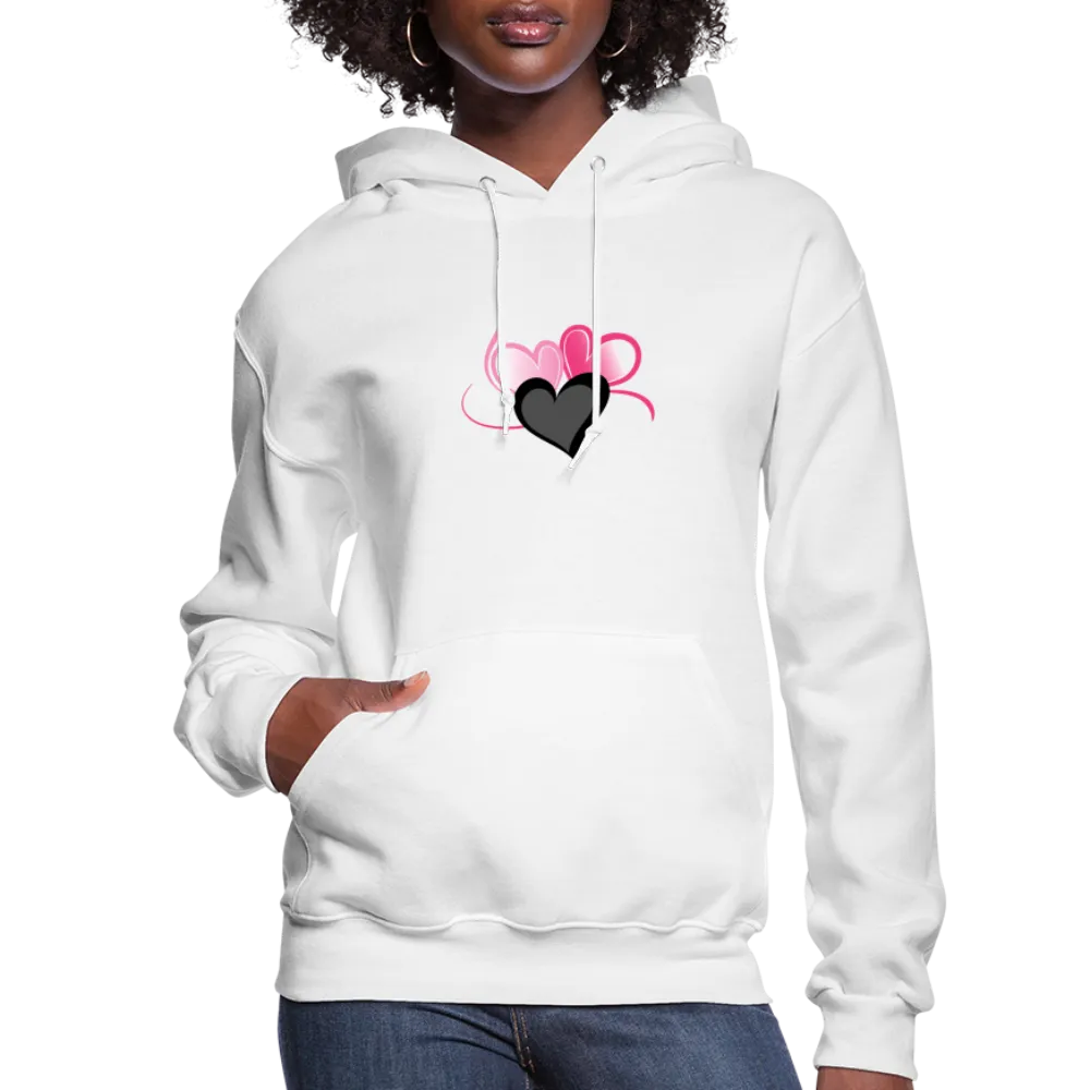 Three Heart Cord Women's Hoodie - Ships from The US