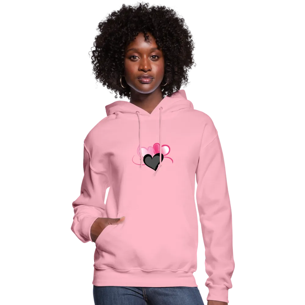 Three Heart Cord Women's Hoodie - Ships from The US