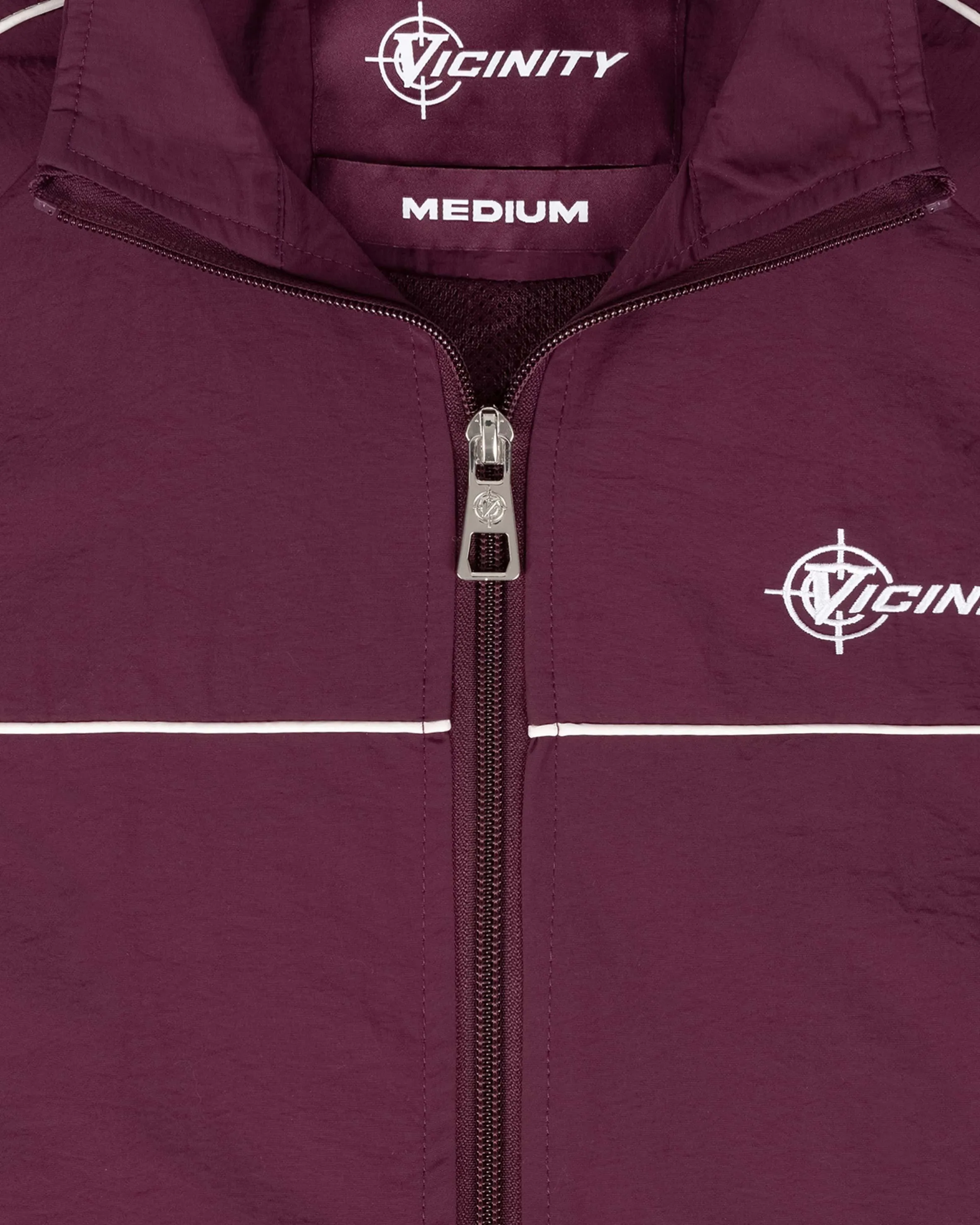 TRACK JACKET BURGUNDY