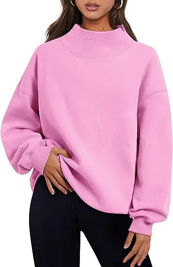 Trendy Queen Pullover Sweatshirt Round Neck Hoodie