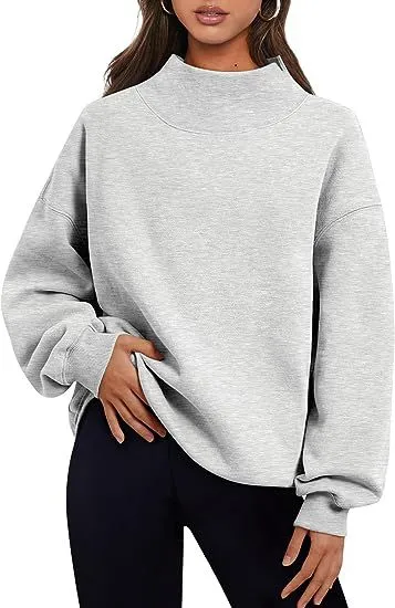 Trendy Queen Pullover Sweatshirt Round Neck Hoodie