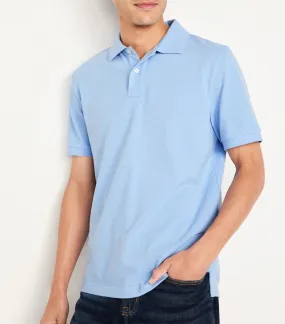 Uniform Pique Polo For Men Monet Blue