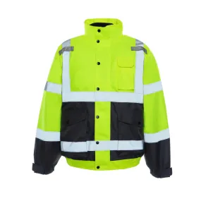 Utility Pro Hi Vis Bomber Class 3 Jacket with Removable Fleece - UHV563