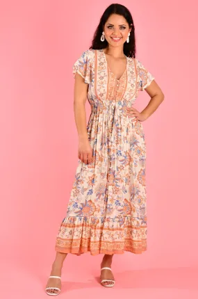 VJHD239 - GIGI MAXI DRESS - PAISLEY PEARL