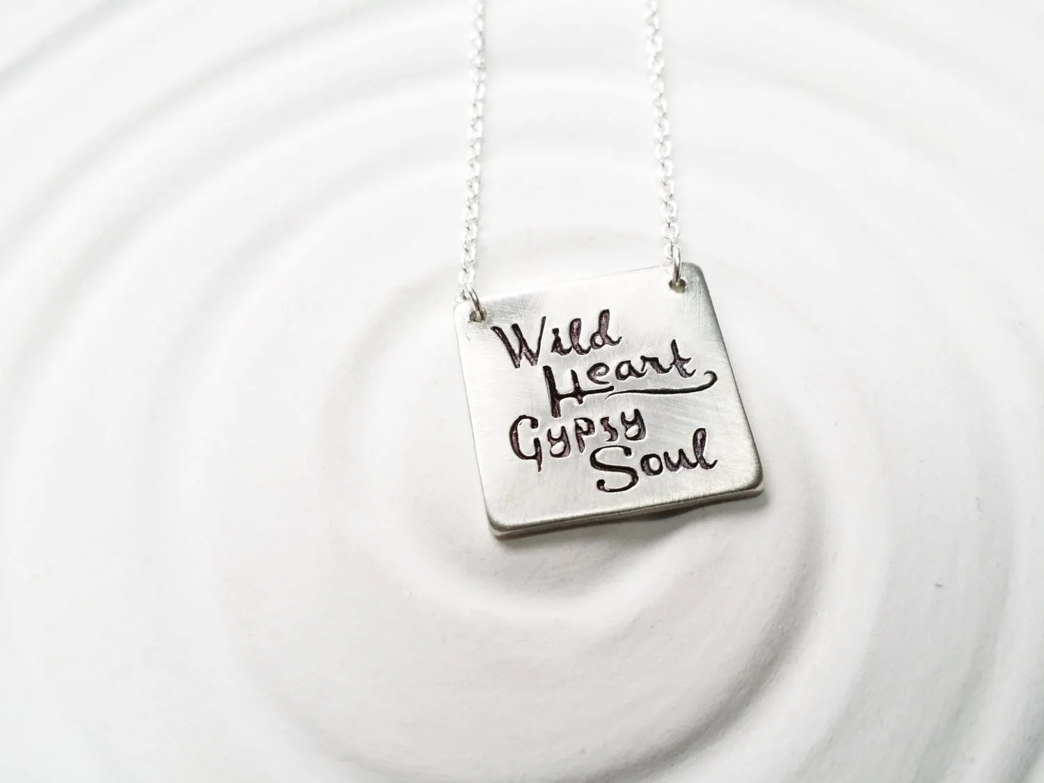 Wild Heart | Gypsy Soul | Square Bar Necklace