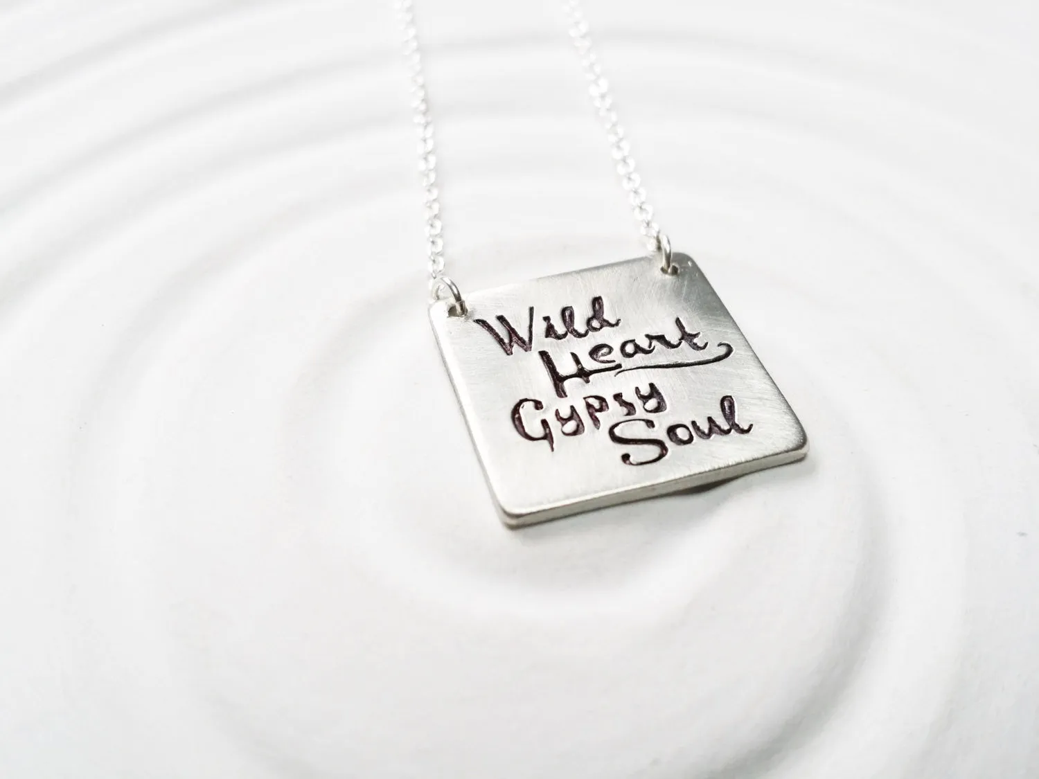 Wild Heart | Gypsy Soul | Square Bar Necklace