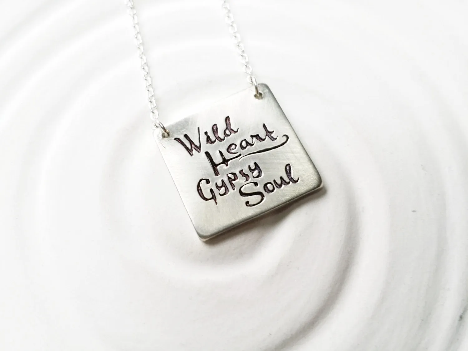 Wild Heart | Gypsy Soul | Square Bar Necklace