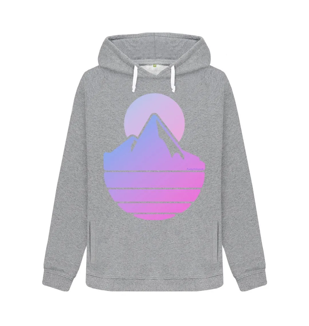 Women's Majestic Mountain Organic Pullover Hoodie