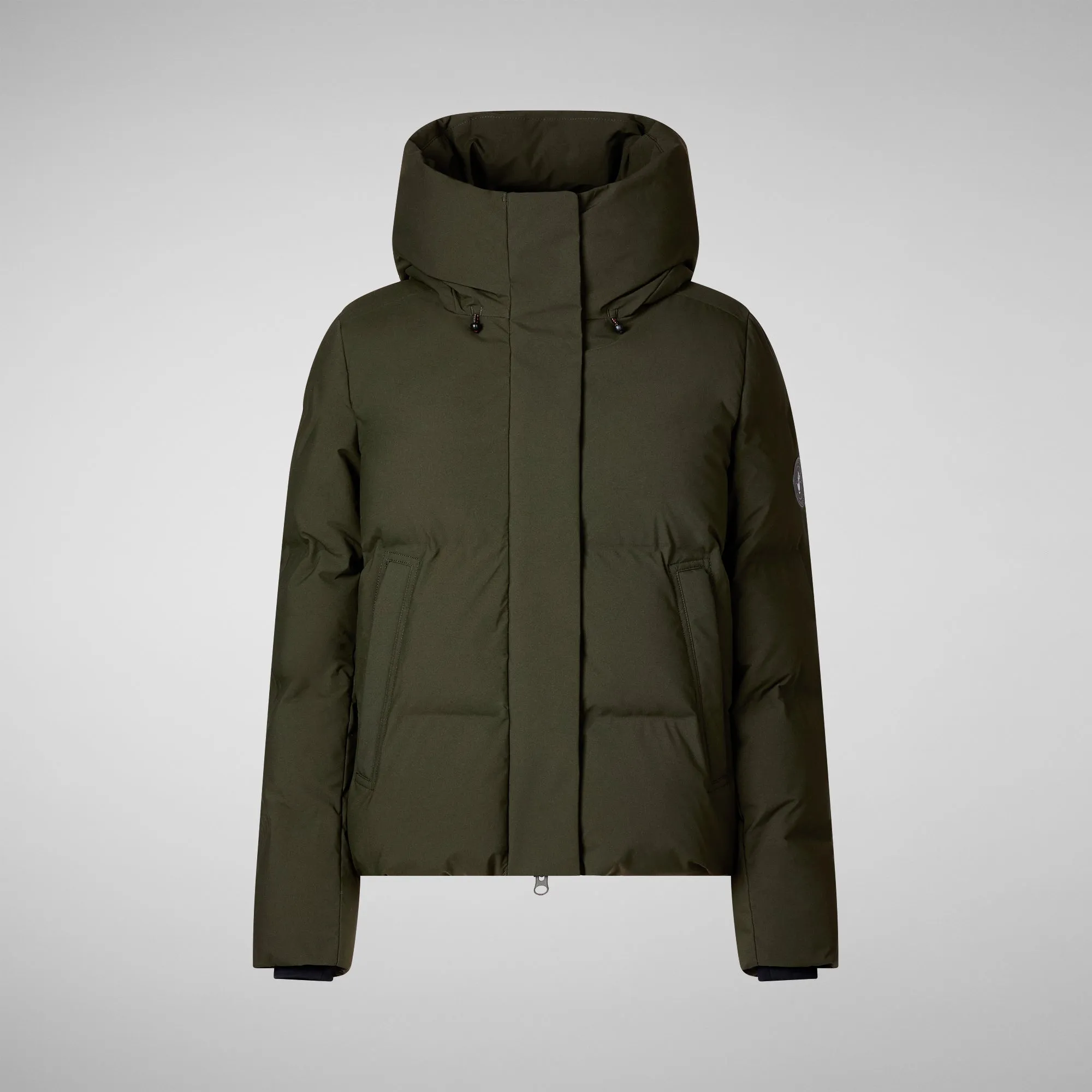 Women's parka Calliope in land green