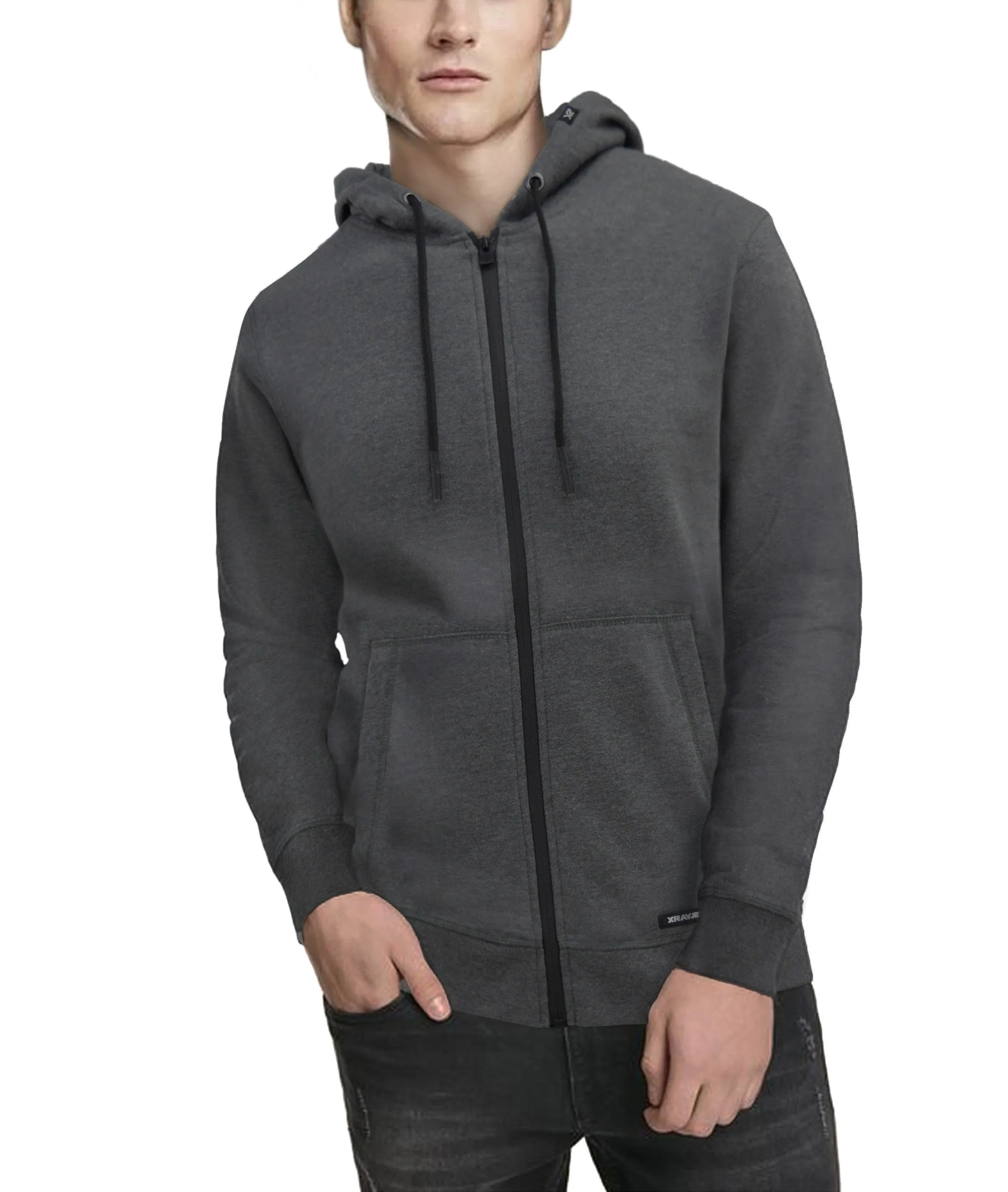 X RAY Fleece Active Classic Zip Up Hoodie