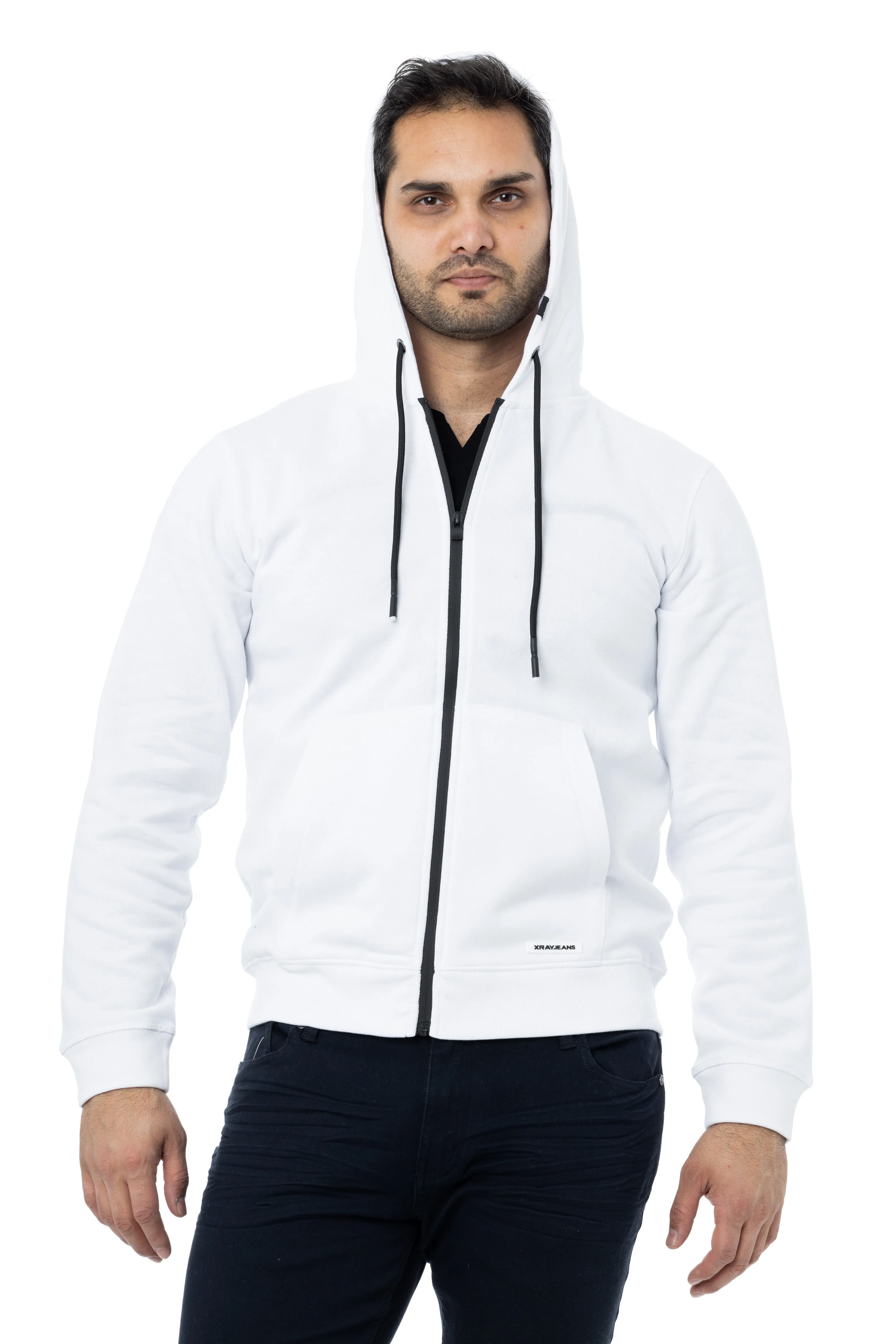 X RAY Fleece Active Classic Zip Up Hoodie