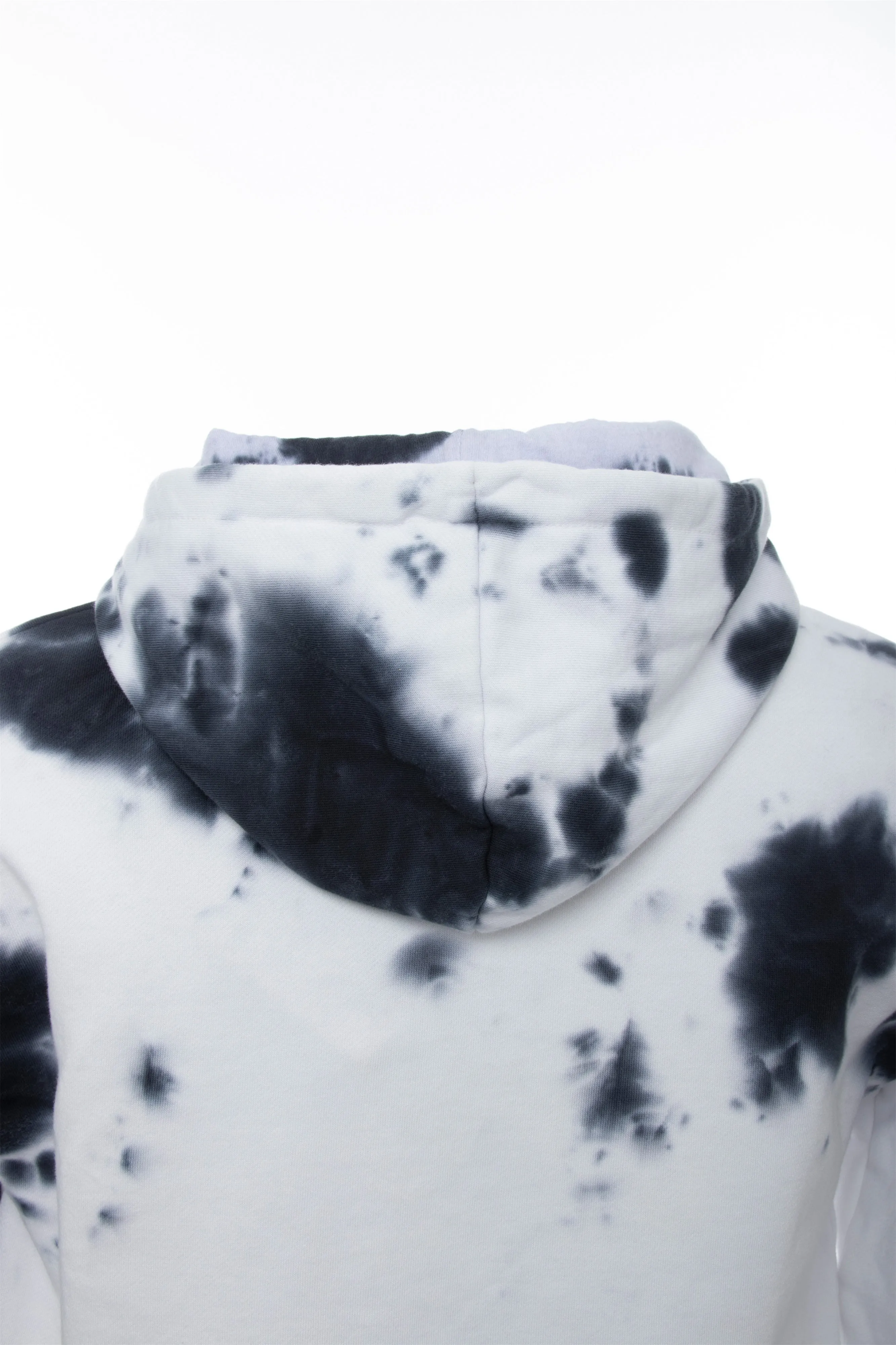 X RAY Men's Tie Dye Fleece Pullover Hoodie