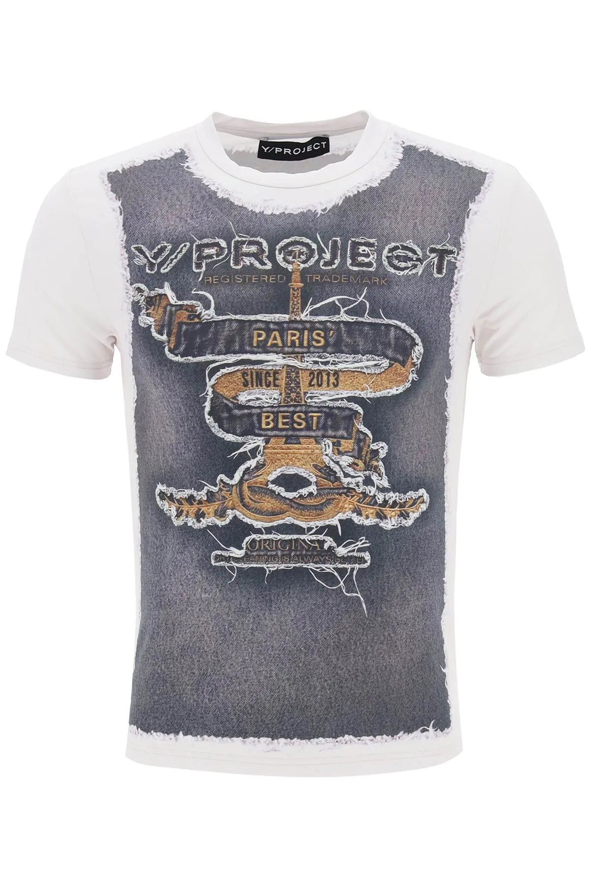 Y project trompe l'oeil t-shirt